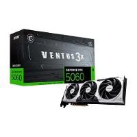 Placa de Vídeo MSI RTX 5060 8G VENTUS 3X OC NVIDIA Geforce, 8GB, GDDR7, 128bits, DLSS 4, Triple Fan, OpenGL 4.6 - Geforce RTX 5060 8G VENTUS 3X OC - 1
