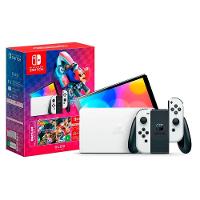 Console Nintendo Switch OLED, Branco + Mario Kart 8 Deluxe + 3 meses do Nintendo Switch Online - 1