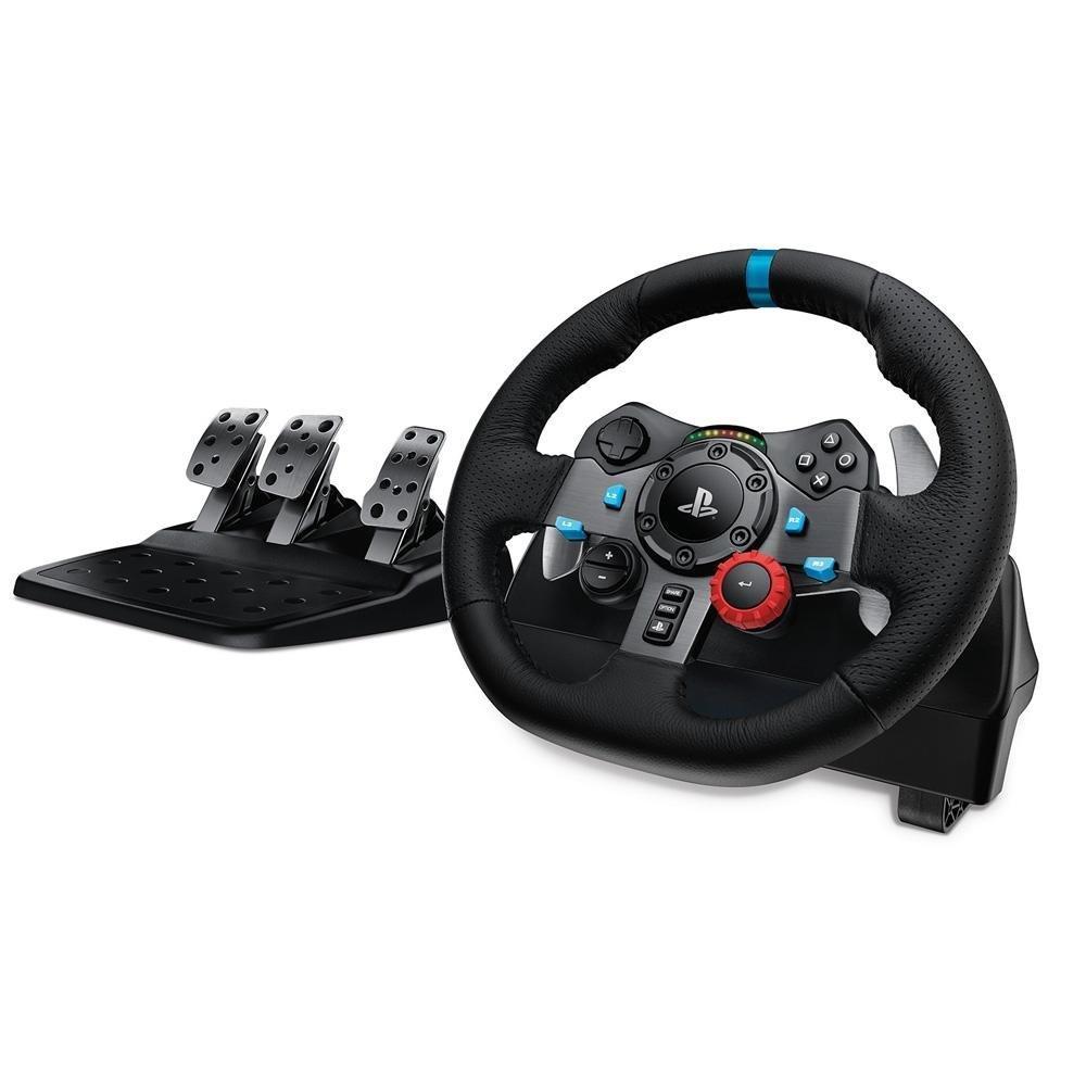 Volante Logitech G29 Driving Force para PS5, PS4, PS3 e PC - 941-000111 - 1
