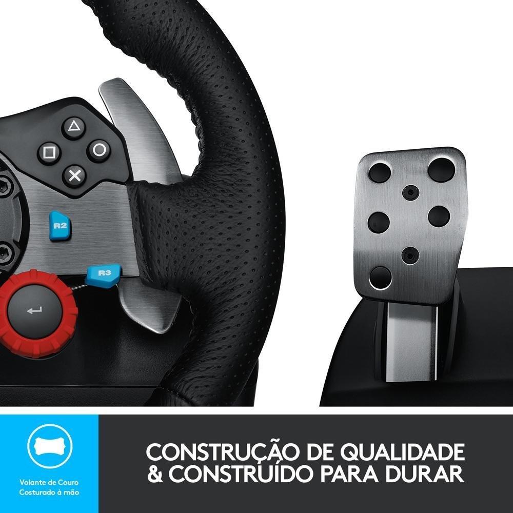 Volante Logitech G29 Driving Force para PS5, PS4, PS3 e PC - 941-000111 - 4