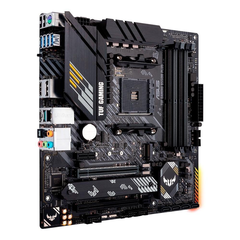 Placa-Mãe ASUS TUF Gaming B550M-Plus, AMD AM4, mATX, DDR4, Preto - 90MB14A0-C1BAY0 - 3