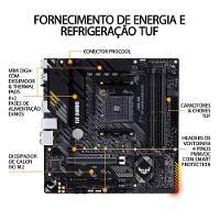 Placa-Mãe ASUS TUF Gaming B550M-Plus, AMD AM4, mATX, DDR4, Preto - 90MB14A0-C1BAY0 - 5