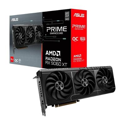 Placa de Vídeo ASUS PRIME RX 9060 XT OC 16G AMD Radeon, 16GB, GDDR6, 128bits, Tripe Fan, OpenGL 4.6 - 90YV0LF1-M0NA00