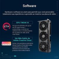 Placa de Vídeo ASUS PRIME RX 9060 XT OC 16G AMD Radeon, 16GB, GDDR6, 128bits, Tripe Fan, OpenGL 4.6 - 90YV0LF1-M0NA00 - 2