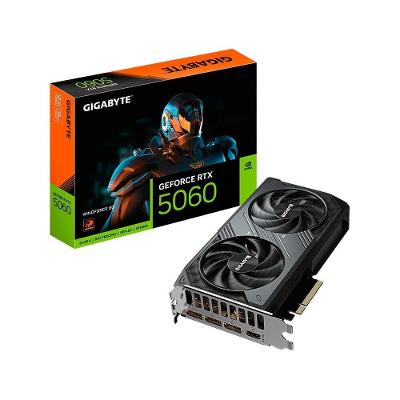 Placa de Vídeo Gigabyte RTX 5060 WINDFORCE 8G NVIDIA GeForce, 8GB GDDR7, 128bits, DLSS, Ray Tracing - GV-N5060WF2-8GD