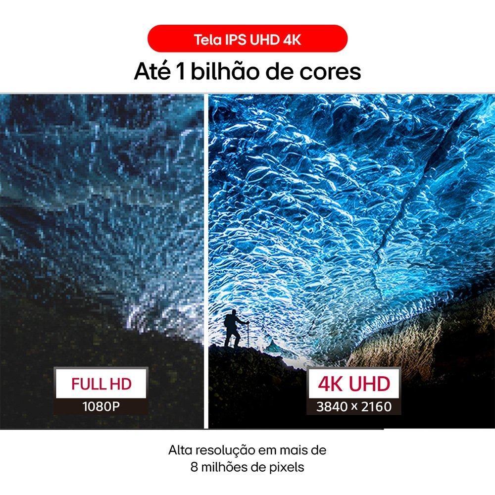 Monitor Profissional LG UltraFine 27", 4K, 60Hz, 5ms, IPS, Dynamic Action Sync, HDR10 - 27US500-W. - 2
