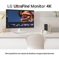 Monitor Profissional LG UltraFine 27", 4K, 60Hz, 5ms, IPS, Dynamic Action Sync, HDR10 - 27US500-W.