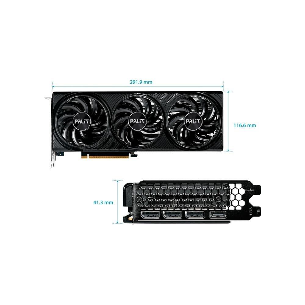 Placa de Vídeo Palit GeForce RTX 5060 Infinity 3 NVIDIA GeForce, 8GB GDDR7, 128Bits, FP4 e DLSS 4, Ray Tracing - NE75060019P1-GB2063S - 3