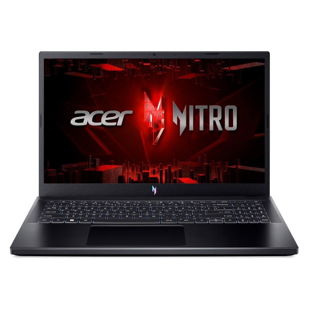 Notebook Gamer Acer Nitro V15 Intel Core i7-13620H, 16GB RAM, RTX 3050, SSD 512GB, 15.6" FHD IPS, 144Hz, Linux, Preto - ANV15-51-73E9 - 1