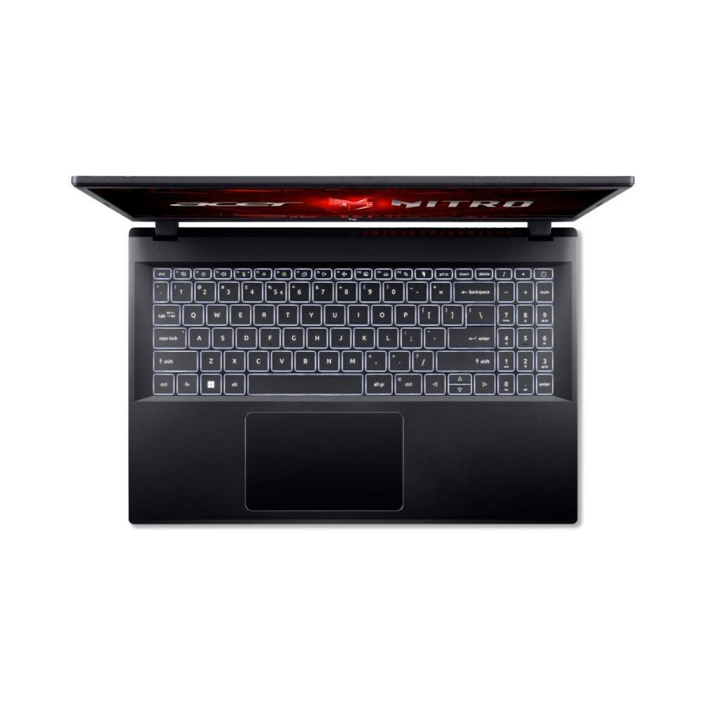 Notebook Gamer Acer Nitro V15 Intel Core i7-13620H, 16GB RAM, RTX 3050, SSD 512GB, 15.6" FHD IPS, 144Hz, Linux, Preto - ANV15-51-73E9 - 2