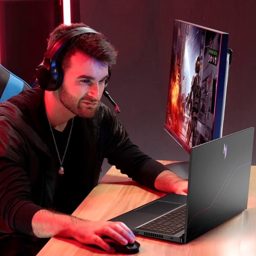 Notebook Acer Nitro V15 ANV15-52-52XM, Intel core I5, 16GB RAM, 512GB SSD, GeForce RTX 4050, 15.6" FHD, 165Hz, Linux, Preto - NH.U1TAL.002 - 2