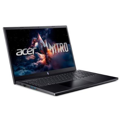 Notebook Acer Nitro V15 ANV15-52-52XM, Intel core I5, 16GB RAM, 512GB SSD, GeForce RTX 4050, 15.6" FHD, 165Hz, Linux, Preto - NH.U1TAL.002