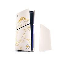 Console Sony PlayStation 5 Slim Com Leitor de Discos, Edição Limitada Ouro, Ghost of Yotei, SSD 1TB, Controle Sem Fio DualSense - 1000048424