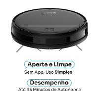 Robô Aspirador de Pó KABUM! smart K100 - 2 Modos de Limpeza, Sensor Anti-Queda, Anti-Colisão, Bivolt, Preto - KSAR100PT - 5
