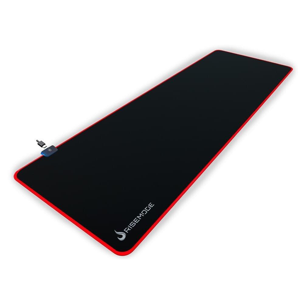 Mousepad Gamer Rise Mode RGB, Estendido (900x300mm), Preto - RM-MP-07-RGB - 1