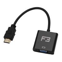 Cabo Adaptador Conversor HDMI para VGA F + Áudio F3 - JC- AD-HM/VGA - 6