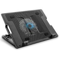 Base com Cooler para Notebook Multi, Até 17", 2x USB, LED, Preto - AC166 - 1