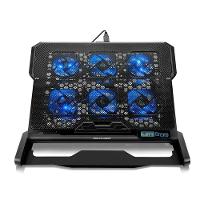 Base com Cooler para Notebook Multi Hexa, com 6 Fans com Ajuste de Velocidade, Até 17", 2x USB, LED, Preto - AC282 - 1