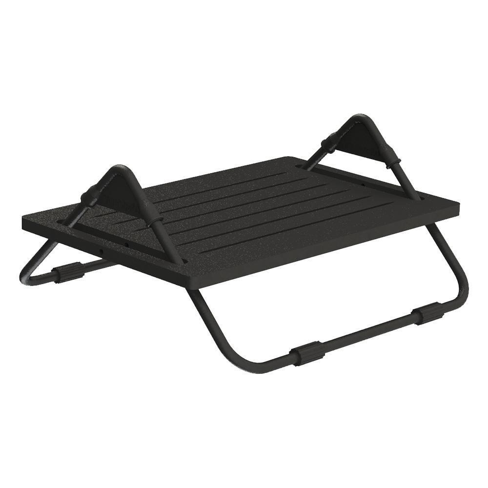 Apoio Ergonômico para os pés Multivisão, MDF, Preto, Desmontado - Apoio-PR - 3
