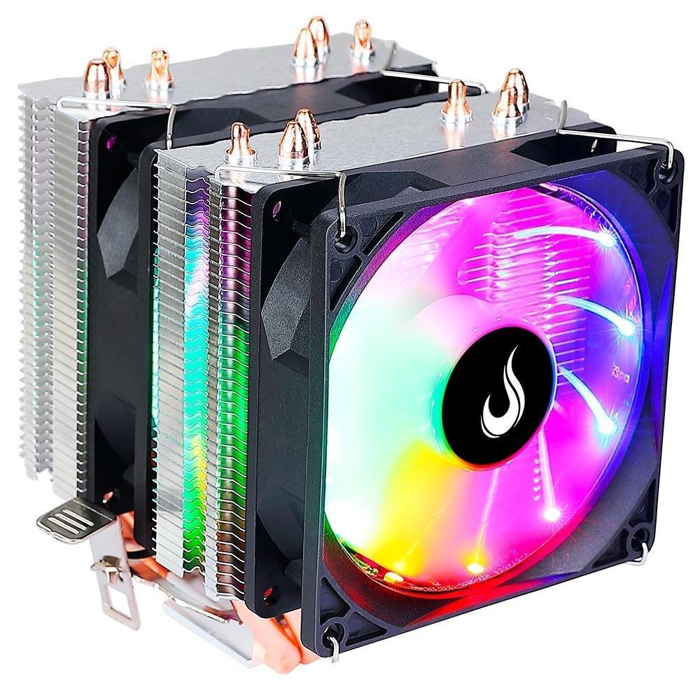 Air Cooler Rise Mode Gamer G800, RGB, AMD/Intel, 90mm, Preto - RM-AC-O8-RGB - 4