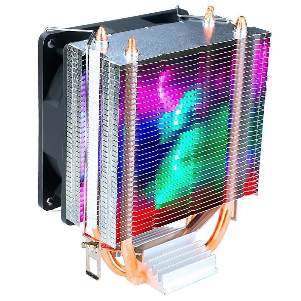 Air Cooler Gamer Rise Mode Z5, LED Rainbow, AMD/Intel, 90mm, Preto - RM-ACZ-Z5-RGB - 2