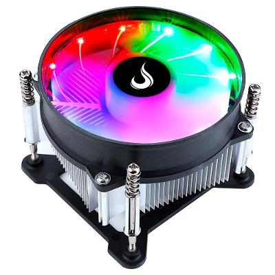 Air Cooler Gamer Rise Mode X4, LED Rainbow, Intel, 90mm, Preto - RM-ACX-04-RGB