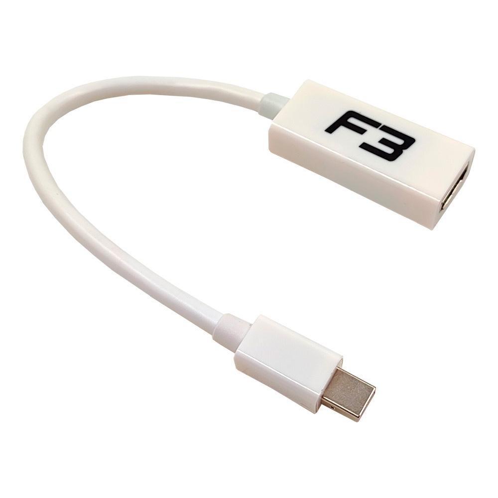 Adaptador Mini Displayport para HDMI, F3, Branco- JC-MHMI - 4