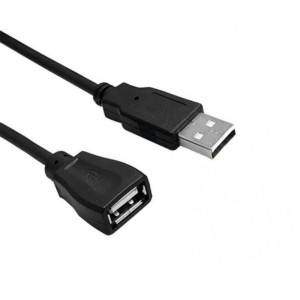 Cabo Extensor USB 2.0 AM AF MD9, 1.5 Metros, Niquelado, Preto - 7874 - 1