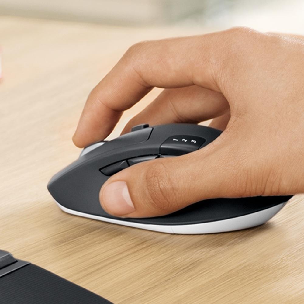 Combo Teclado e Mouse sem fio Logitech MK850 com Teclado com Apoio, Mouse Destro, USB Unifying ou Bluetooth e Pilha Inclusa - 920-008219 - 4