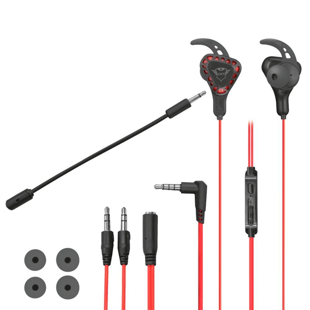 Fone de Ouvido Gamer Intra Auricular Trust GXT 408 Cobra Multiplataform Gaming Earphones, com Microfone - 23029 - 6