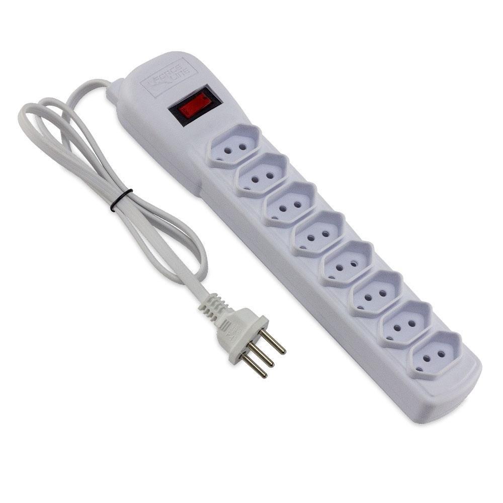 Filtro de Linha Force Line, 8 Tomadas, Bivolt, Branco - 0060800003 - 1