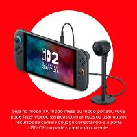 Câmera Nintendo para Nintendo Switch 2, USB, Preto - 123684