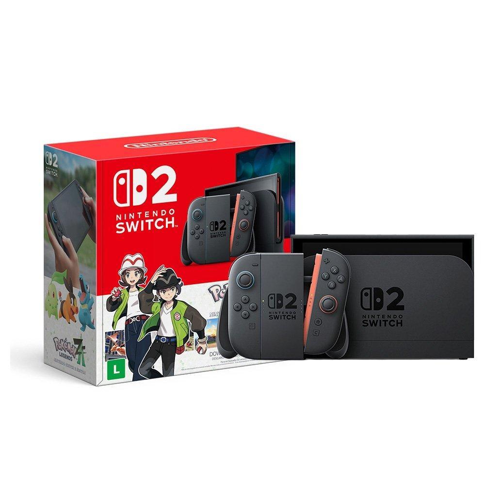 Console Nintendo Switch 2 + Pokemon Legends: Z-A, Modelo Nacional de Tomada - NT000057NSW - 1