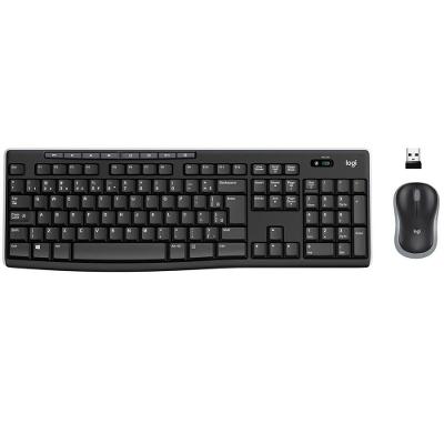 Combo Teclado e Mouse sem fio Logitech MK270 com Teclas de Mídia de Fácil Acesso, Conexão USB, Pilhas Inclusas e Layout ABNT2 -920-004433