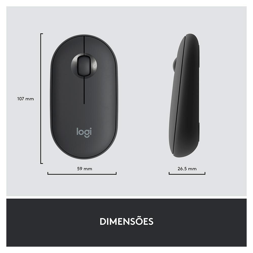 Combo Teclado e Mouse sem fio Logitech MK470 com Design Slim, Digitação e Clique Silencioso, Mouse Ambidestro e Pilhas Inclusas - 920-009268 - 6
