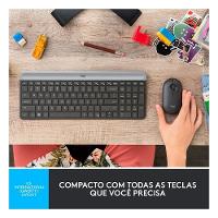 Combo Teclado e Mouse sem fio Logitech MK470 com Design Slim, Digitação e Clique Silencioso, Mouse Ambidestro e Pilhas Inclusas - 920-009268 - 3