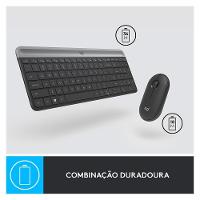Combo Teclado e Mouse sem fio Logitech MK470 com Design Slim, Digitação e Clique Silencioso, Mouse Ambidestro e Pilhas Inclusas - 920-009268 - 9