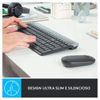 Combo Teclado e Mouse sem fio Logitech MK470 com Design Slim, Digitação e Clique Silencioso, Mouse Ambidestro e Pilhas Inclusas - 920-009268 - 10
