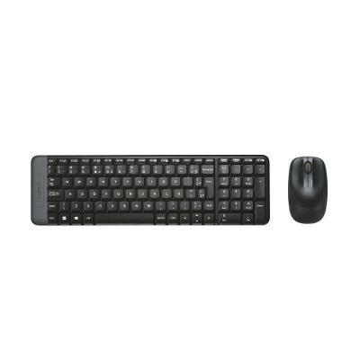 Combo Teclado e Mouse sem fio Logitech MK220 com Design Compacto, Conexão USB - 920-004431