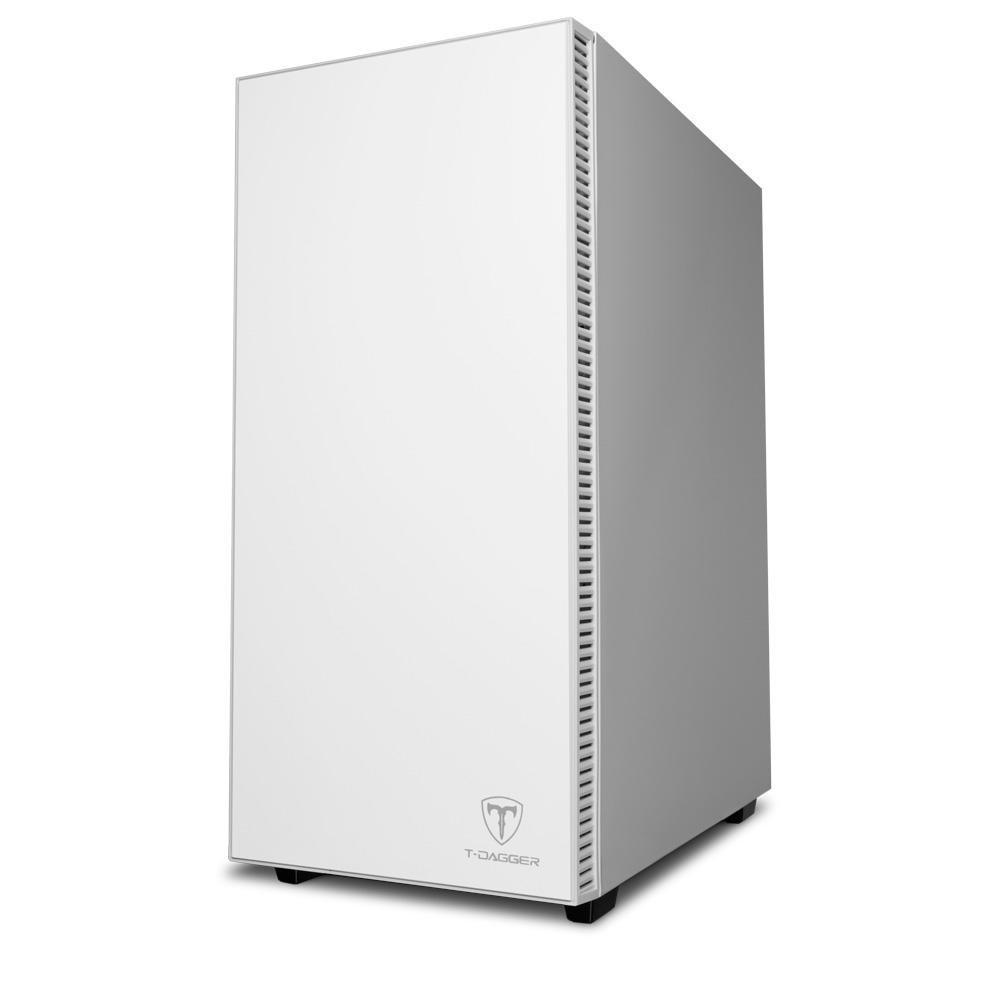 Gabinete Gamer T-Dagger Cube White, Mid Tower, Lateral em Vidro, Sem FANs, Branco - T-TGC305W - 6
