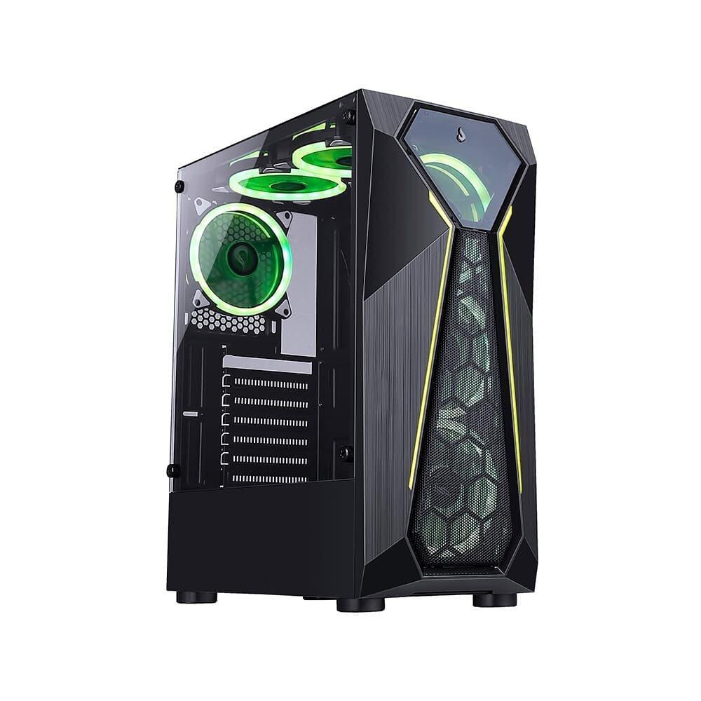 Gabinete Gamer Rise Mode X4 Glass, Barra de LED ARGB, Lateral em Vidro Fumê, Sem FANs, Preto - RM-X4-04-FB - 10