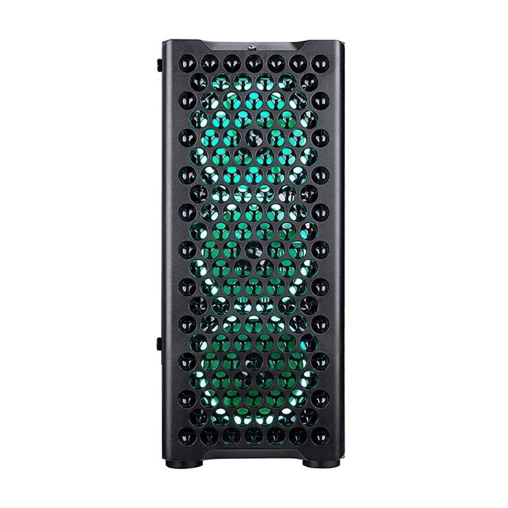 Gabinete Gamer Rise Mode X5 Glass, RGB, Lateral em Vidro Fumê, Sem FANs, Preto - RM-X5-05-FB - 3