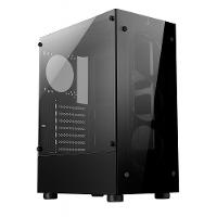 Gabinete Gamer Rise Mode Glass 06X, Mid Tower, ATX, Lateral em Vidro Fumê e Frontal em Vidro Temperado, Sem FANs, Preto - RM-CA-06X-FB - 2