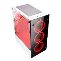 Gabinete Gamer Rise Mode Glass 06X Frost, Mid Tower, ATX, Frontal e Lateral em Vidro Temperado, Sem FANs, Branco - RM-WT-06X-FW - 9
