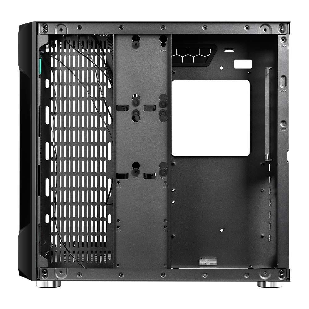 Gabinete Gamer Rise Mode Galaxy Glass, Mid Tower, ATX, Lateral e Frontal em Vidro Temperado, Sem FANs, Preto - RM-GA-GG-FB - 3