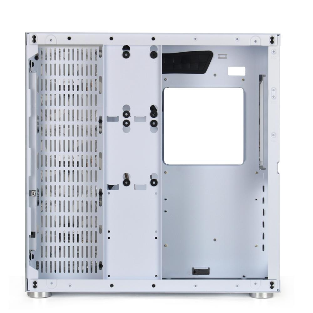 Gabinete Gamer Hyrax HGB700, ATX, Mid Tower, Frontal e Lateral em Vidro Temperado, Sem FANs, Branco - HGB700W - 3