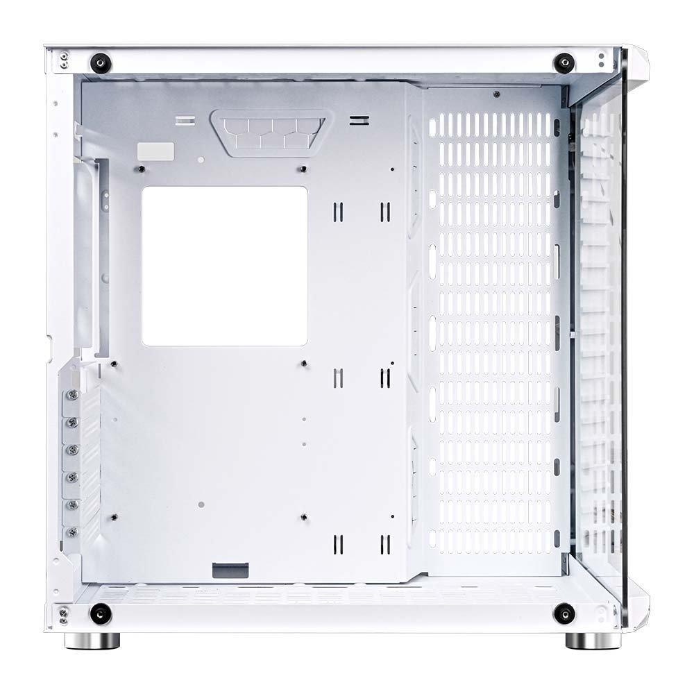 Gabinete Gamer Rise Mode Galaxy Glass, Mid Tower, ATX, Lateral e Frontal em Vidro Temperado, Sem FANs, Branco - RM-GA-GG-FW - 9