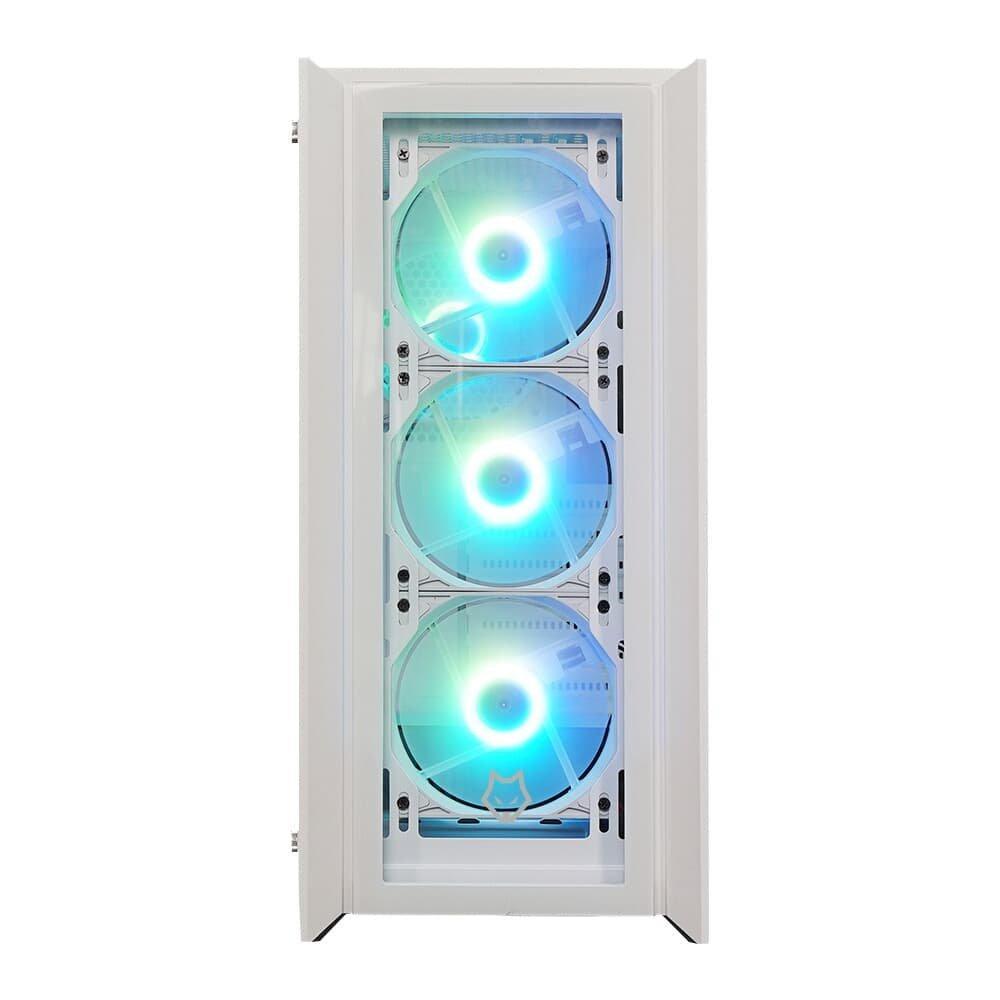 Gabinete Gamer Husky Dome 100, Mid Tower, ATX, Lateral e Frontal em Vidro, Sem FANs, Branco - HGN100BR - 7