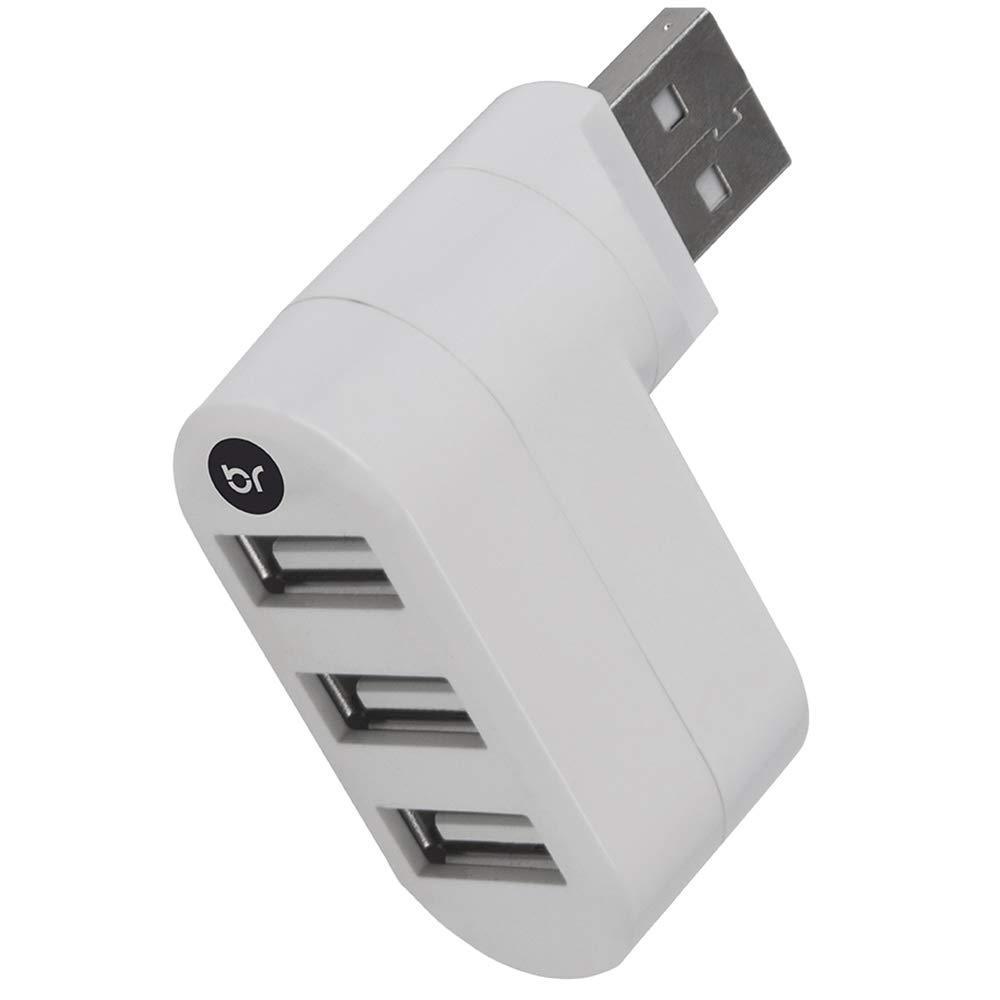 HUB USB 2.0 Bright, 3 Portas, Branco - 335 - 3
