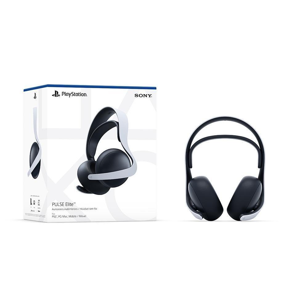 Headset sem fio Gamer Sony Pulse Elite, Bluetooth, PS5, Branco - CFI-ZWH2L - 3